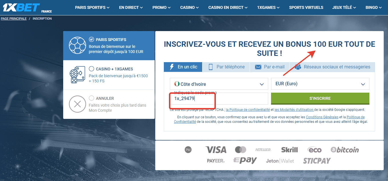 1xbet bonus 130 euro